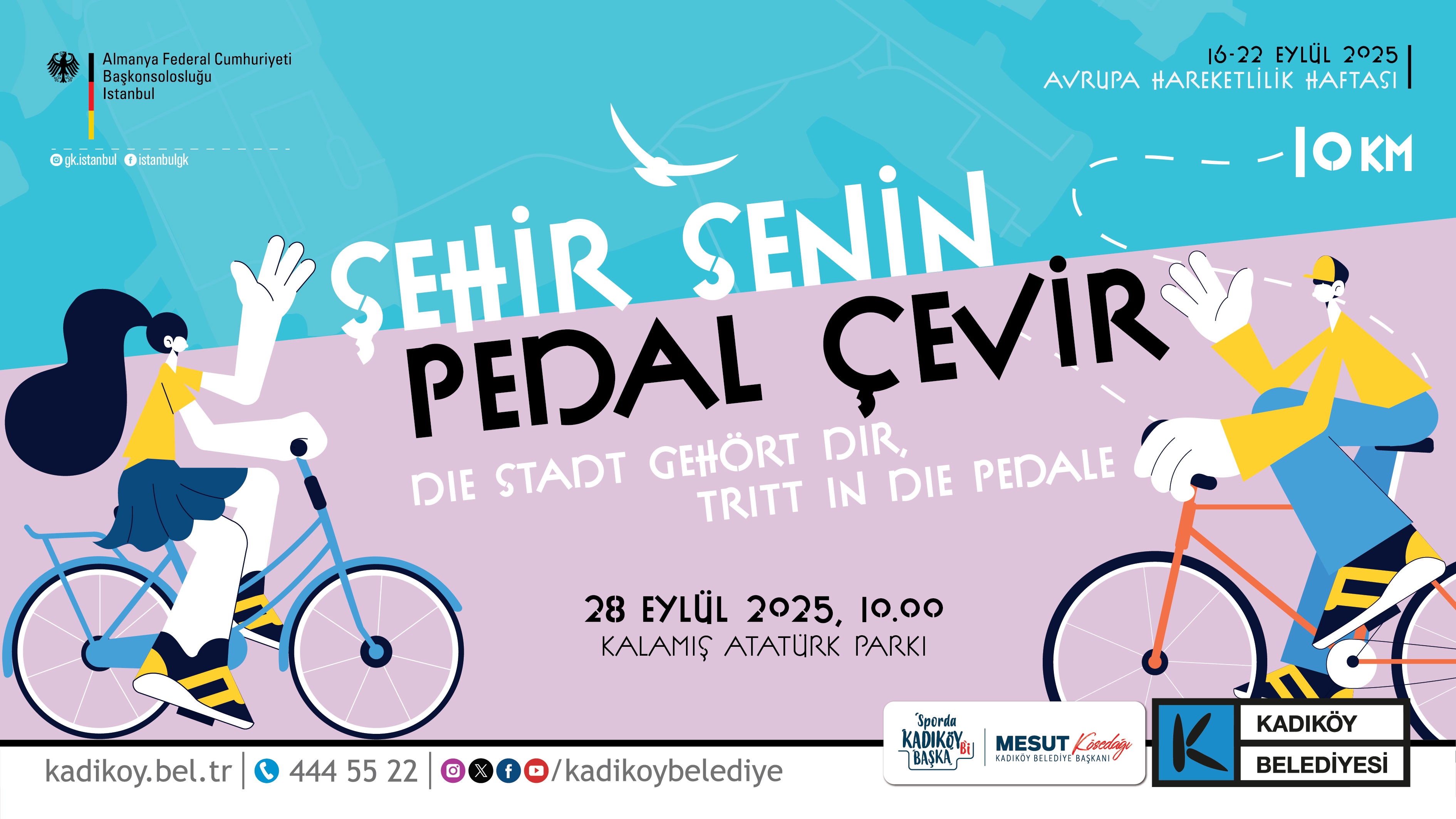 Kadıköy’de “Şehir Senin, Pedal Çevir” etkinliği